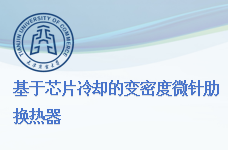 基于芯片冷却的变密度微针肋换热器